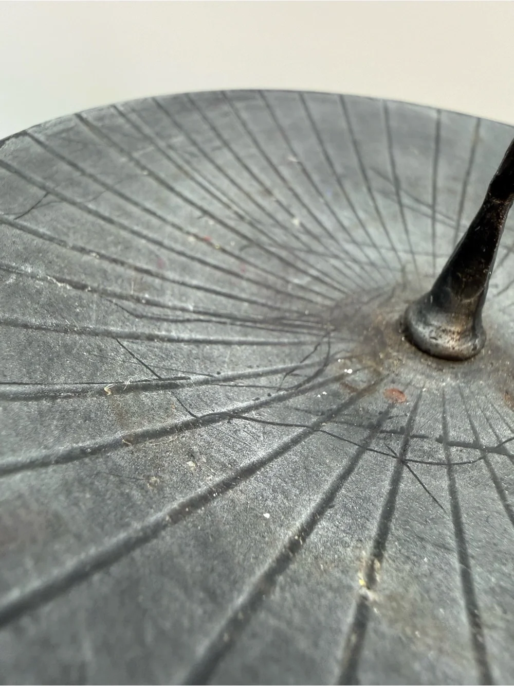 Vintage Mid Century Modern Brutalist Metal Candle Holder Austria